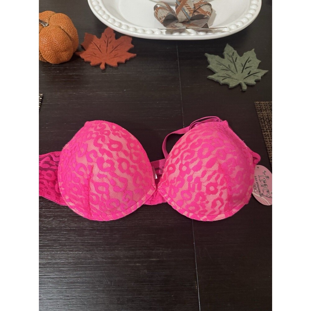 Pink Tracy Lace Bra Size 38C NWT